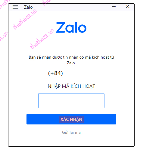 Cách đăng ký, cách tạo tài khoản Zalo trên máy tính 3