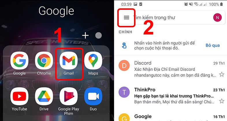 Cách đăng xuất tài khoản Google trên máy tính điện thoại 2