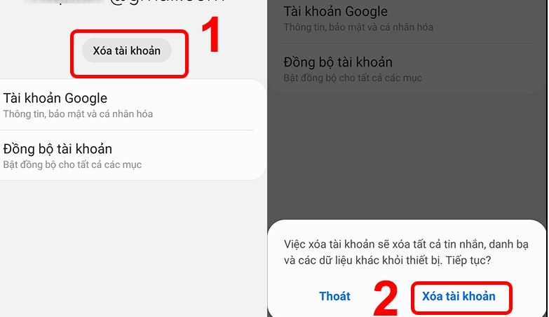 Cách đăng xuất tài khoản Google trên máy tính điện thoại 5