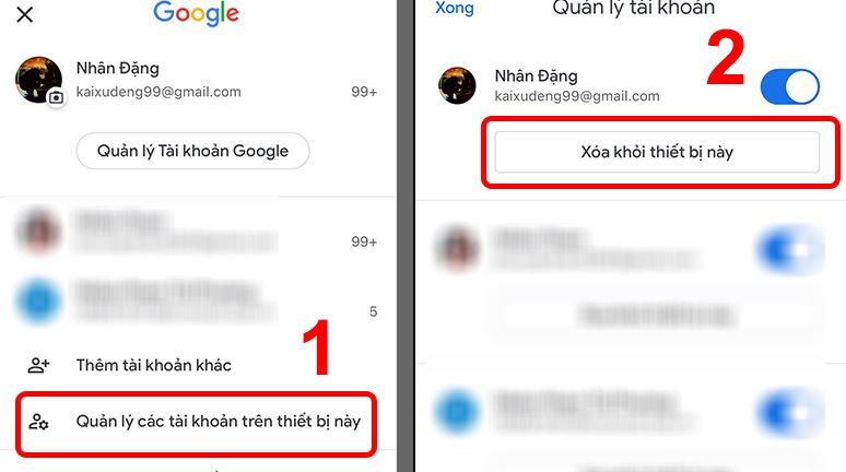 Cách đăng xuất tài khoản Google trên máy tính điện thoại 7