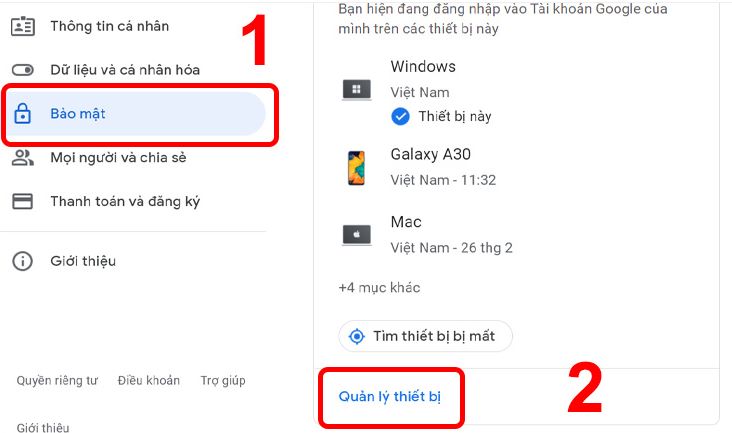 Cách đăng xuất tài khoản Google trên máy tính điện thoại 9