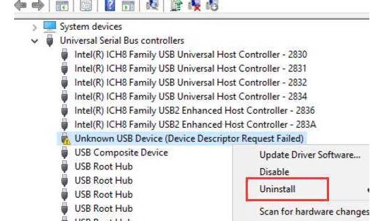 Неизвестное usb устройство сбой запроса дескриптора устройства. A request for the Hid descriptor failed..