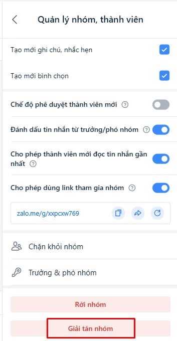 Cách Xóa Thành Viên Ra Khỏi Nhóm, Xóa Nhóm Chat Zalo Đơn Giản Nhất