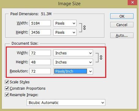 Hướng dẫn 2 cách chỉnh kích thước ảnh, resize ảnh trong photoshop 3