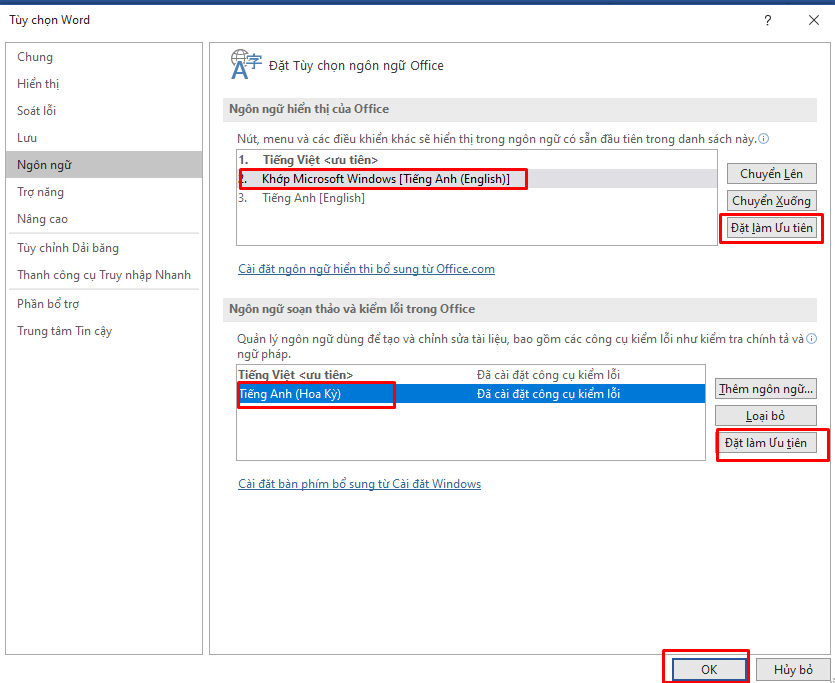 Hướng Dẫn Cách Cài Đặt Tiếng Việt Cho Office 2010 Office 2013
