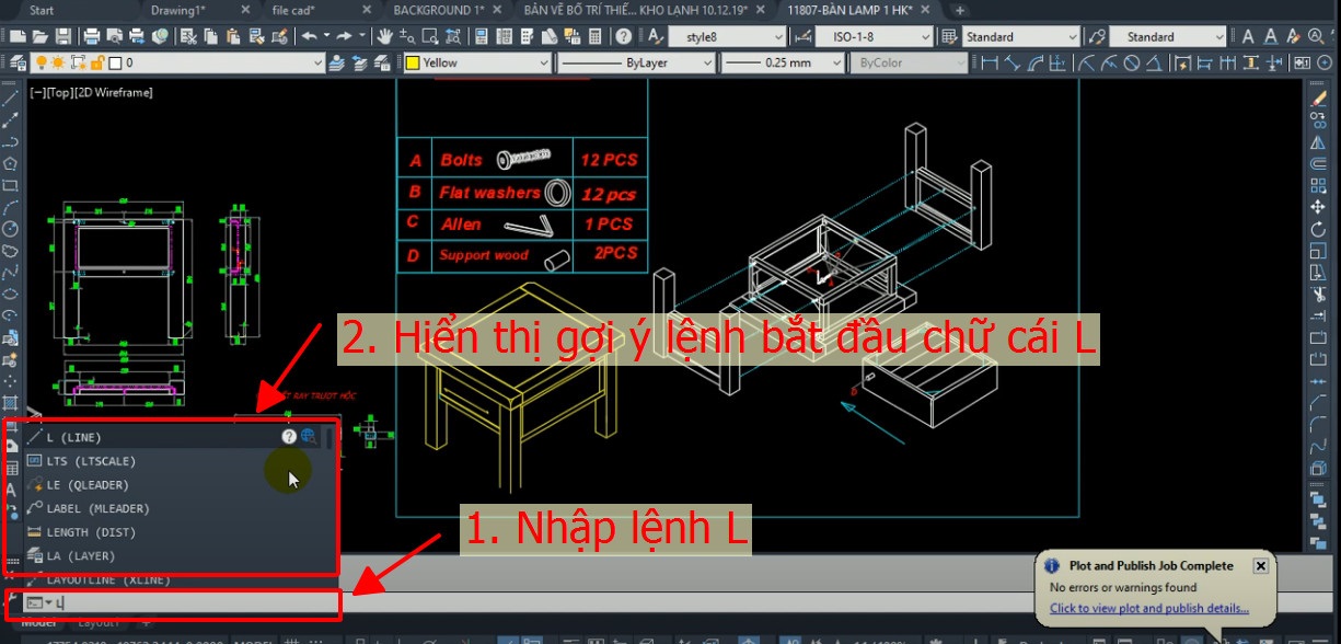 Hướng Dẫn Cách Hiển Thị Lệnh Trong Cad 2736