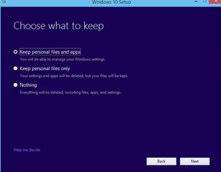 Windows 7/8 / 8.1 đến Windows 10 8