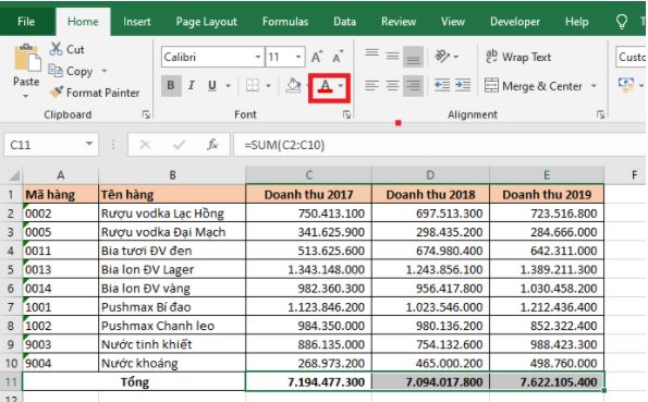 Tô màu dòng xen kẽ trong bảng tính Excel 2010 2013 2016  Học Excel  Online Miễn Phí