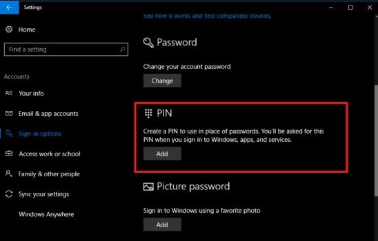 Sử dụng PIN hay password an toàn hơn trên Windows 10?